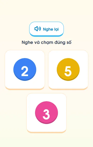 Màn «Nghe và chọn tranh» trong bài 1 Tiếng Anh lớp 3